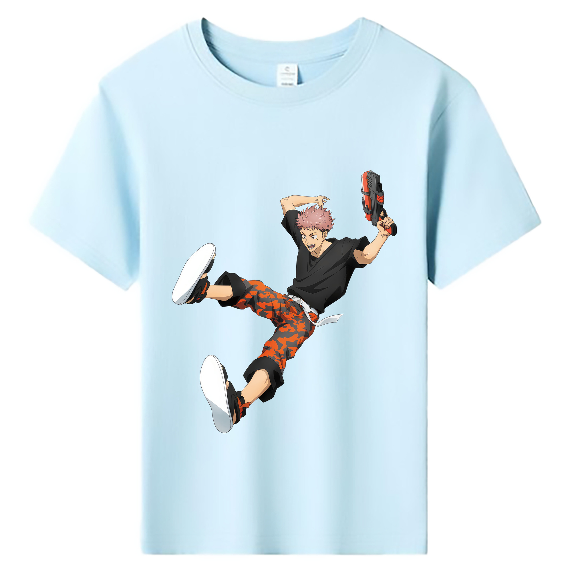 （画像用） 呪術廻戦 Jujutsu Kaisen 綿100％キッズTシャツ（フロントプリント）